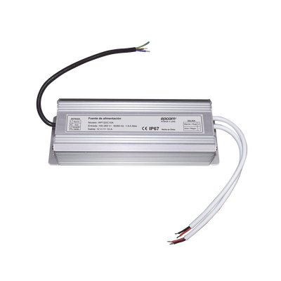 Fuente 12 V / 10 Amperes / Waterproof / Intemperie grado IP67