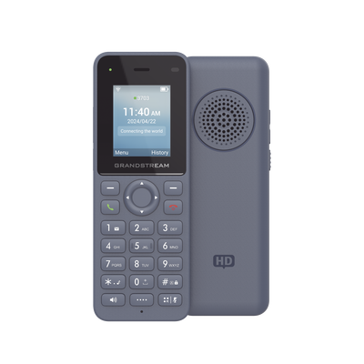 Teléfono IP inalámbrico Wi-Fi, portátil, 2 líneas, 2 cuentas SIP, Voz HD, Bluetooth, Puerto USB tipo C