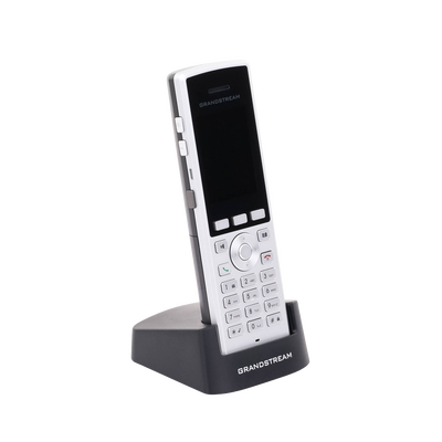 Teléfono WiFi portátil empresarial con 2 lineas y cuentas SIP, Bluetooth y botón Push-to-talk