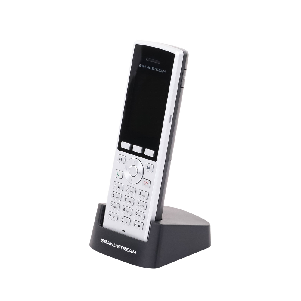 Teléfono WiFi portátil empresarial con 2 lineas y cuentas SIP, Bluetooth y botón Push-to-talk