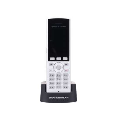 Teléfono WiFi portátil empresarial con 2 lineas y cuentas SIP, Bluetooth y botón Push-to-talk