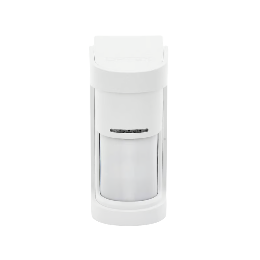 Detector de Movimiento / 180° de Detección / Panorámico / Cableado, alimentado a baterías / 100% Exterior / Compatible con cualquier panel de alarma/ Serie SHIELD