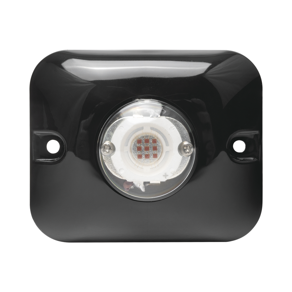 Estrobo Oculto de 1 LED de 10W, Ideal para Vehículos Encubierto, Color Rojo