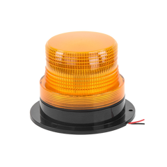 Burbuja brillante  de Larga Vida Útil con 8 LEDs, color ámbar, domo ámbar, 12Vcd