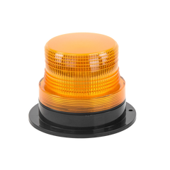 Burbuja brillante  de Larga Vida Útil con 8 LEDs, color ámbar, domo ámbar, 12Vcd
