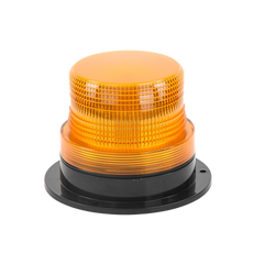Burbuja brillante  de Larga Vida Útil con 8 LEDs, color ámbar, domo ámbar, 12Vcd