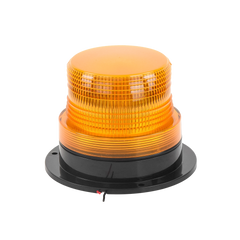 Burbuja brillante  de Larga Vida Útil con 8 LEDs, color ámbar, domo ámbar, 12Vcd