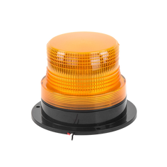 Burbuja brillante  de Larga Vida Útil con 8 LEDs, color ámbar, domo ámbar, 12Vcd