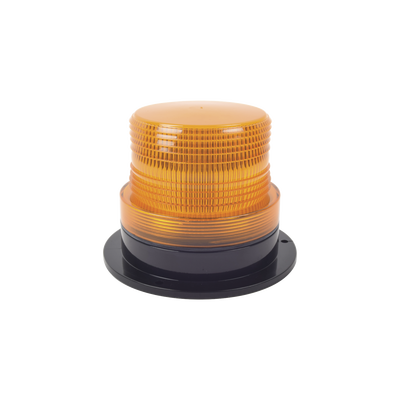 Burbuja brillante  de Larga Vida Útil con 8 LEDs, color ámbar, domo ámbar, 12Vcd
