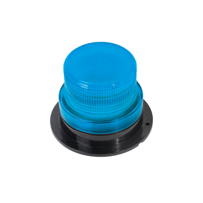 Burbuja brillante de Larga Vida Útil, con 8 LEDs, Color Azul, Domo Azul, 12Vcd