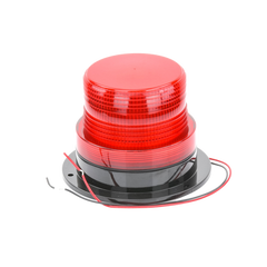 Burbuja Brillante de Larga Vida Útil, con 8 LEDs Color Rojo, Domo Rojo, 12Vcd
