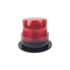 Burbuja Brillante de Larga Vida Útil, con 8 LEDs Color Rojo, Domo Rojo, 12Vcd