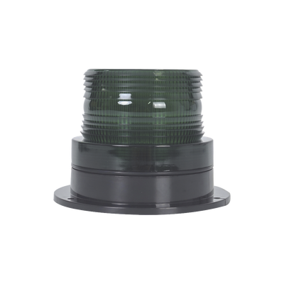 Burbuja Brillante de Larga Vida Útil, con 8 LEDs Color Verde, Domo Verde, 110 Vca