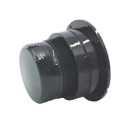 Burbuja Brillante de Larga Vida Útil, con 8 LEDs Color Verde, Domo Verde, 110 Vca