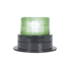 Burbuja Brillante de Larga Vida Útil, con 8 LEDs Color Verde, Domo Verde, 110 Vca