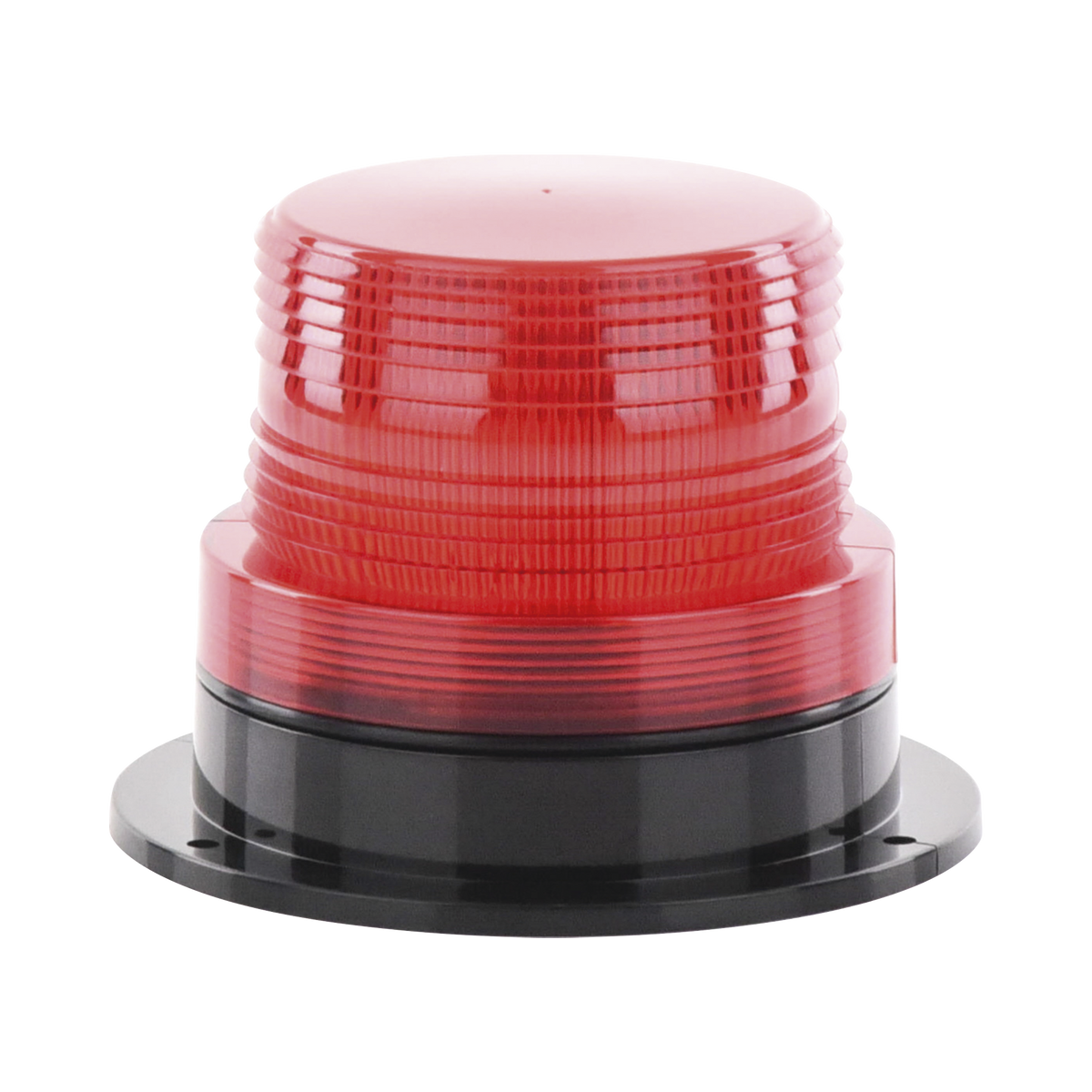 Burbuja Brillante de Larga Vida Útil, con 8 LEDs Color Rojo, Domo Rojo, 110 Vca