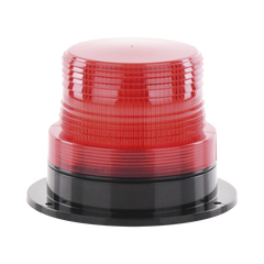 Burbuja Brillante de Larga Vida Útil, con 8 LEDs Color Rojo, Domo Rojo, 110 Vca