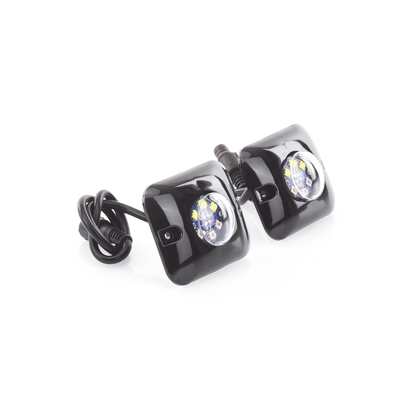 Estrobos Ocultos de 6 LED, Color ámbar / claro