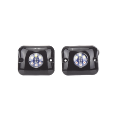 Estrobos Ocultos de 6 LED, Color ámbar / claro