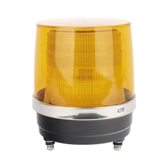 Burbuja Brillante de Larga Vida Útil, Con 150 LEDs, Color Ambar, Domo Ambar, 110 Vca