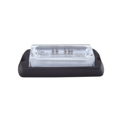 Luz Auxiliar Ultra Brillante de 8 LED's en color Rojo/Azul con mica transparente