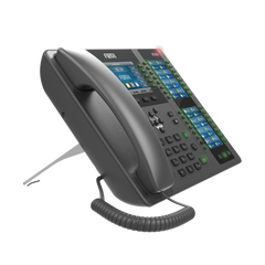Teléfono IP ideal para recepción hasta 20 líneas SIP, PoE, 106 botones DSS, Bluetooth integrado para diademas, puertos Gigabit, soporta recepción video
