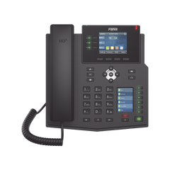 Teléfono IP Empresarial con Estándares Europeos, 12 lineas SIP con pantalla a color, 30 teclas DSS/BLF, puertos Gigabit, IPv6, Opus , PoE/DC