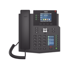 Teléfono IP Empresarial con Estándares Europeos, 12 lineas SIP con pantalla a color, 30 teclas DSS/BLF, puertos Gigabit, IPv6, Opus , PoE/DC