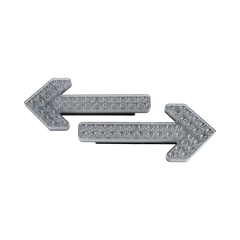 Flechas directoras de tráfico LED de 24 Pulgadas en color ámbar con 240 LED
