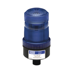 Mini baliza de LED color azul montaje permanente SAE Clase III