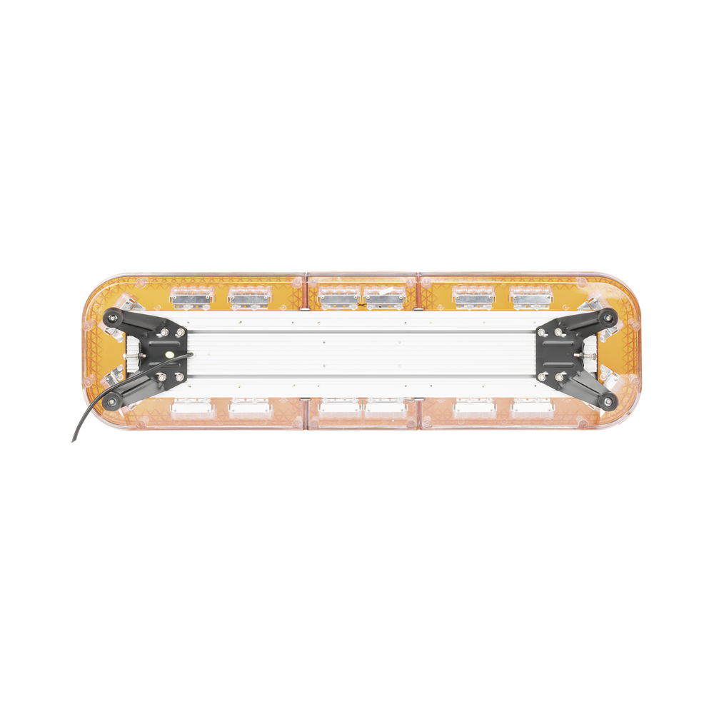 Barra de luces de 47" con 88 LEDs de alta potencia, color ámbar, ideal para equipar unidades de seguridad privada, minería e industria
