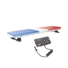 Barra de luces de 47" rojo/azul, 88 LED, con control de tráfico en color rojo/azul, ideal para equipar unidades de seguridad pública
