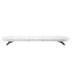 Barra de luces de 47" rojo/azul, 88 LED, con control de tráfico en color ámbar, ideal para equipar unidades de seguridad publica