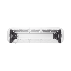 Barra de luces de 47" rojo/azul, 88 LED, con control de tráfico en color ámbar, ideal para equipar unidades de seguridad publica