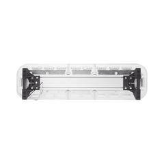 Barra de luces de 47" rojo/azul, 88 LED, con control de tráfico en color ámbar, ideal para equipar unidades de seguridad publica