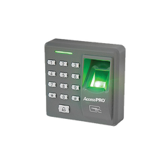 Lector de huella y proximidad con teclado autónomo, 500 huellas/500 tarjetas/8 passwords