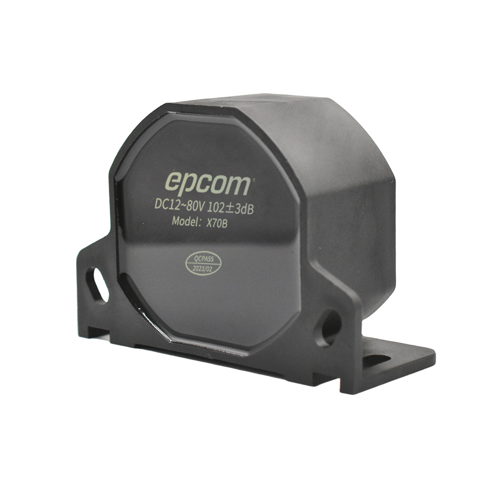 Alarma de Reversa Vehicular Profesional, 12-80 Vcc, 105±3dB