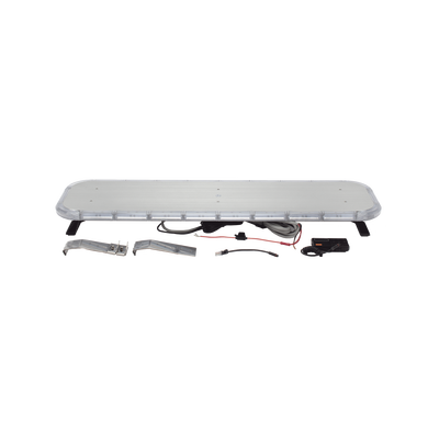 Barra de Luces LED de 46” Ambar, de 132 LEDs, Controlador Incluido - Ideal para Equipar Unidades de seguridad privada y vehiculos de trabajo