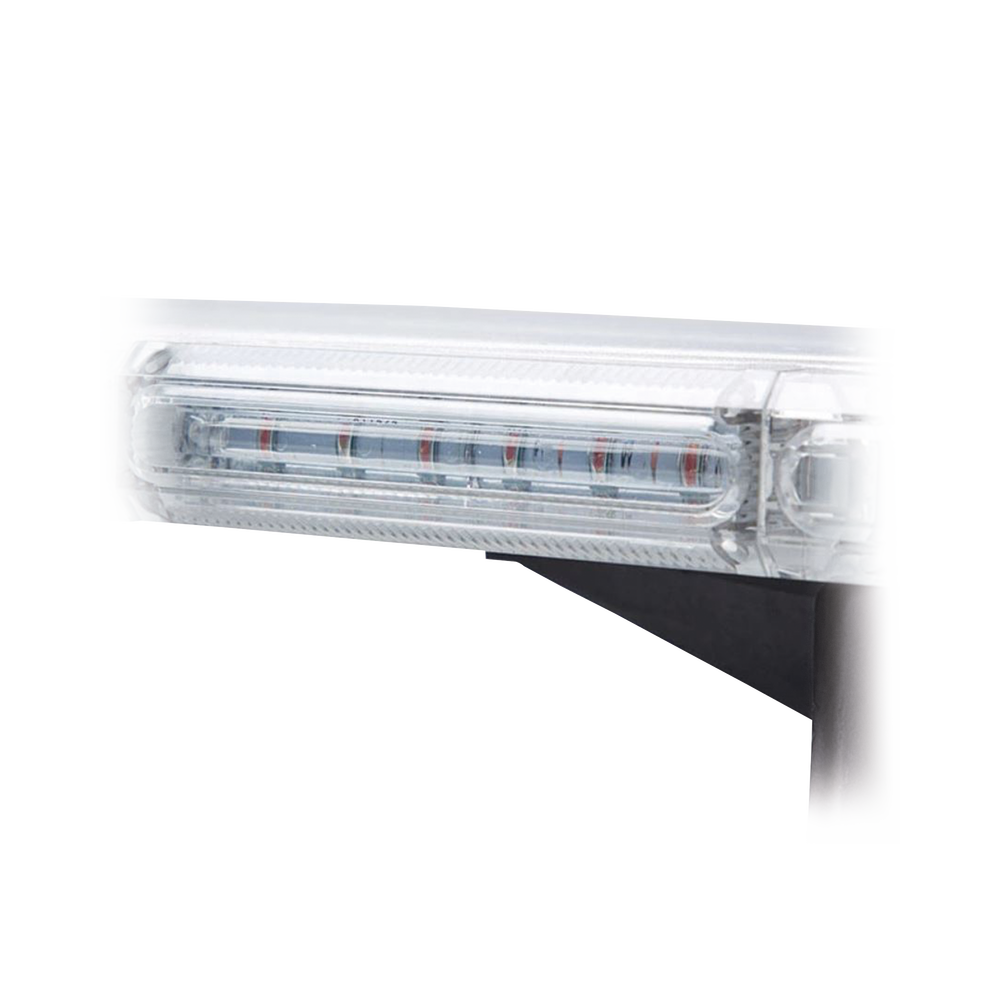 Barra de luces LED de 46" Rojo/Azul/Ambar , De 132 LEDs, Controlador Incluido, Ideal para Equipar Unidades de Seguridad Publica