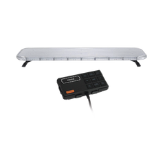 Barra de luces LED de 46" Rojo/Azul/Ambar , De 132 LEDs, Controlador Incluido, Ideal para Equipar Unidades de Seguridad Publica