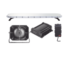 Kit básico para equipamiento de unidades de Seguridad Pública con Sirena Mono-mando