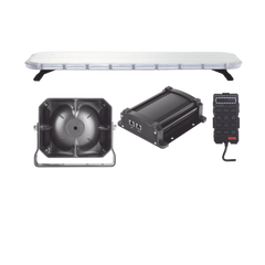 Kit básico para equipamiento de unidades de Seguridad Pública con Sirena Mono-mando