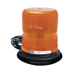 Baliza LED color ámbar con montaje magnético de succión DE 7" de altura