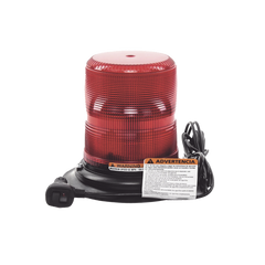 Baliza LED color rojo con montaje magnético de succión de 7" de altura