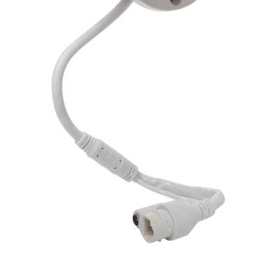 Bala IP 4 Megapixel / Lente 2.8 mm / 40 mts IR EXIR / IP67 / WDR 120 dB / PoE / Micrófono Integrado / Videoanaliticos (Filtro de Falsas Alarmas) / Ultra Baja Iluminación