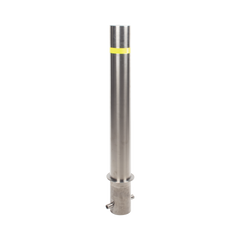 Bolardo Fijo de Acero Inoxidable de 900 mm de Altura / Ideal para aplicaciones delimitaciones de automóviles