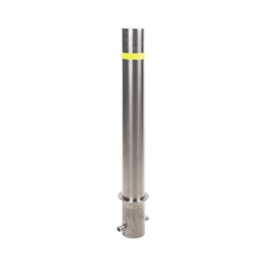 Bolardo Fijo de Acero Inoxidable de 900 mm de Altura / Ideal para aplicaciones delimitaciones de automóviles