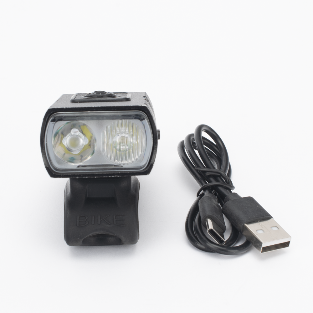 Luz Auxiliar Delantera Ultra Brillante, Para Bicicletas, 500 Lúmenes, Con Montaje Incluido