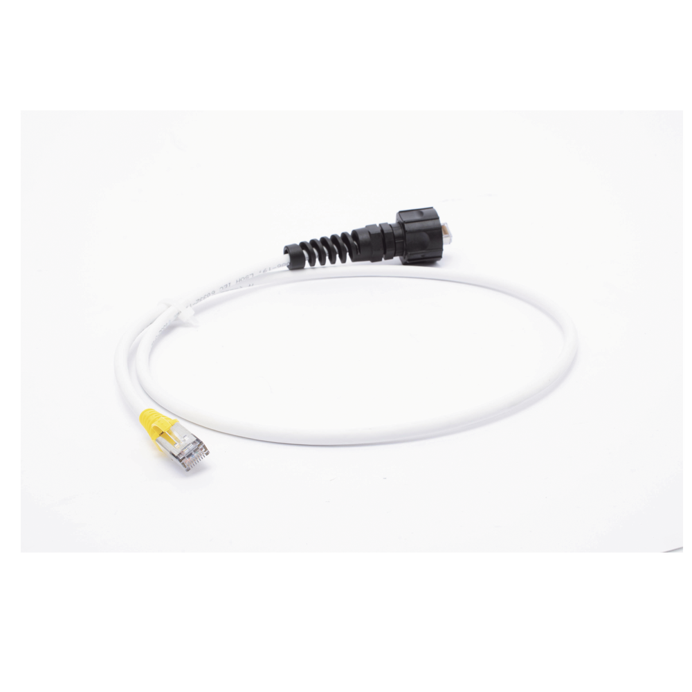 Patch Cord Reforzado Industrial (Ruggedized), Cat6A Blindado S/FTP, CM/LS0H, 0.91 Metros (3 Pies)