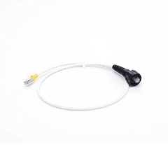 Patch Cord Reforzado Industrial (Ruggedized), Cat6A Blindado S/FTP, CM/LS0H, 0.91 Metros (3 Pies)